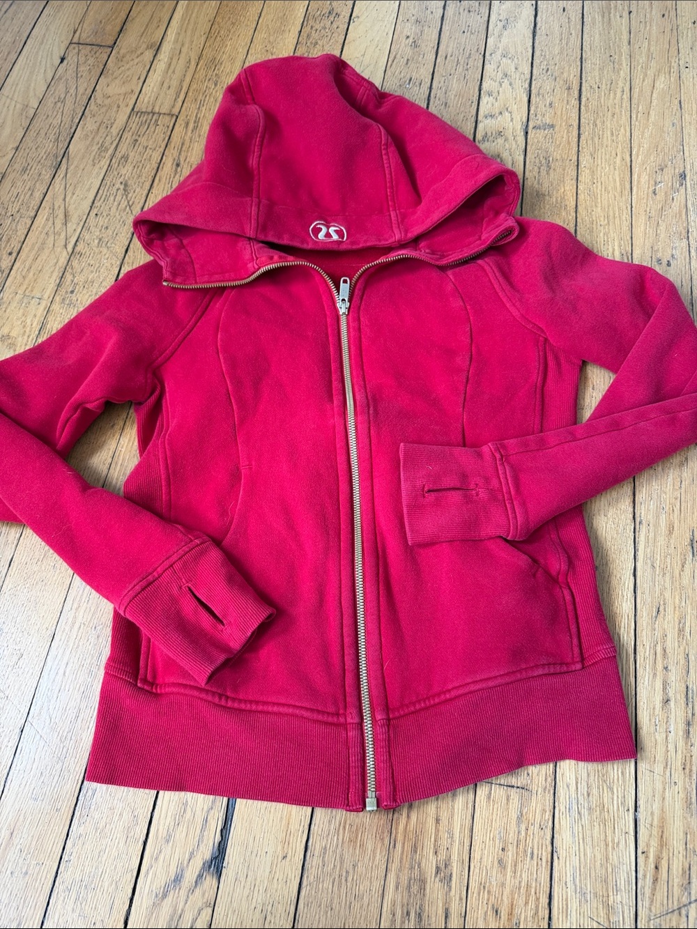 lululemon athletica Hot Pink Full-Zip Hoodie size 8 EUC